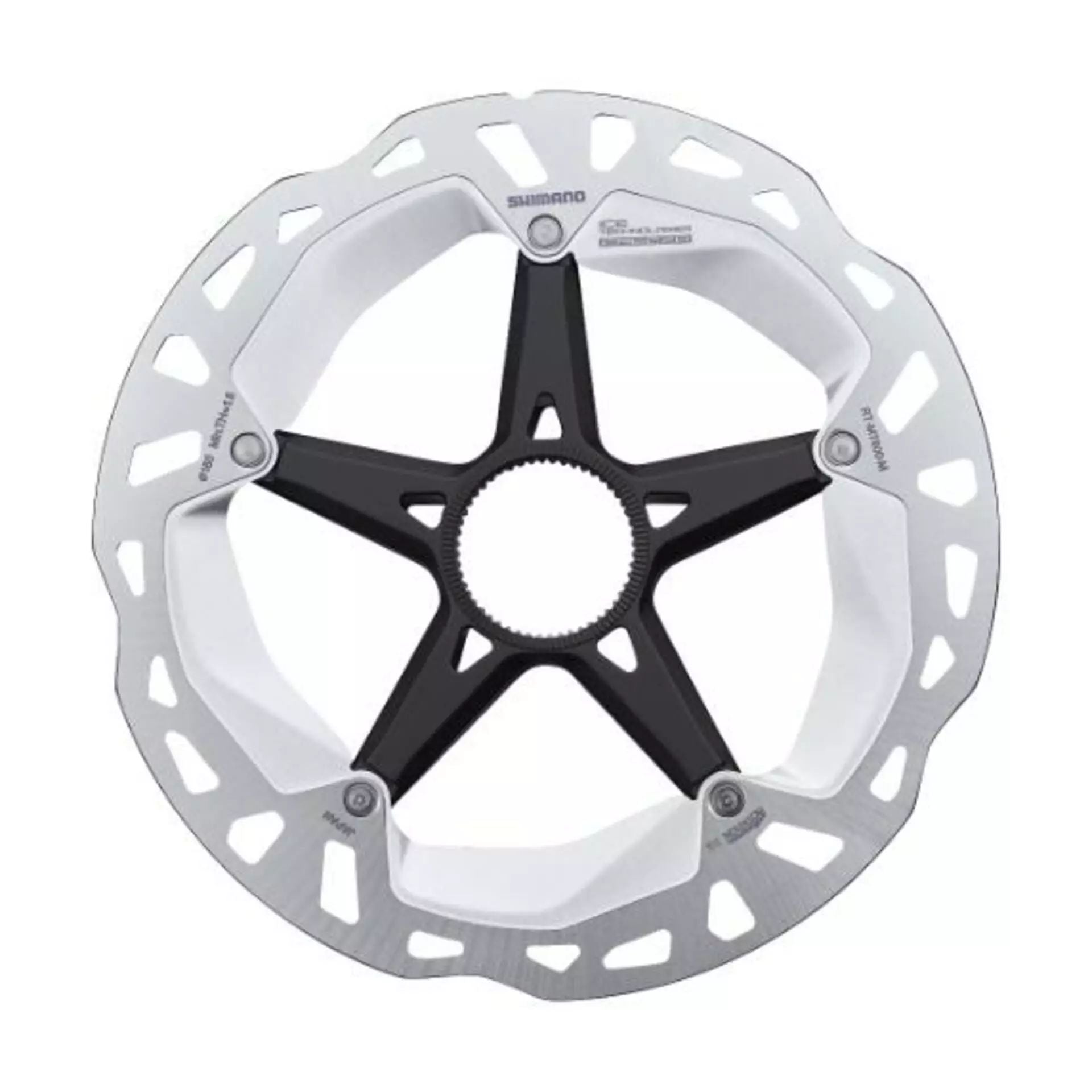 Shimano Jarrulevy XT 180mm Centerlock, SM-RT81 – metalli/hartsi, 180 mm