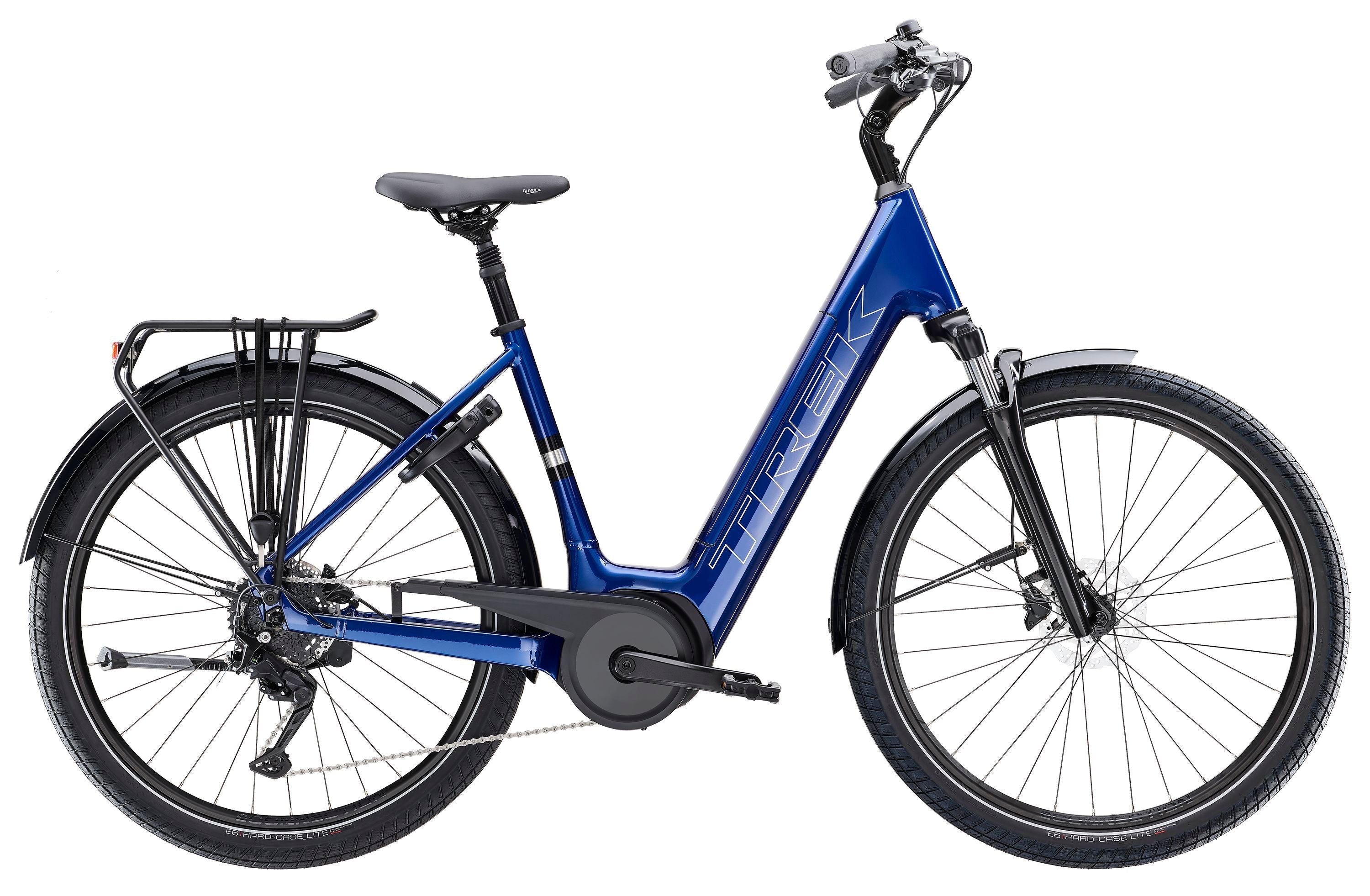 Trek Verve+ 3 Lowstep – sähköhybridipyörä, 75 Nm, 400 Wh