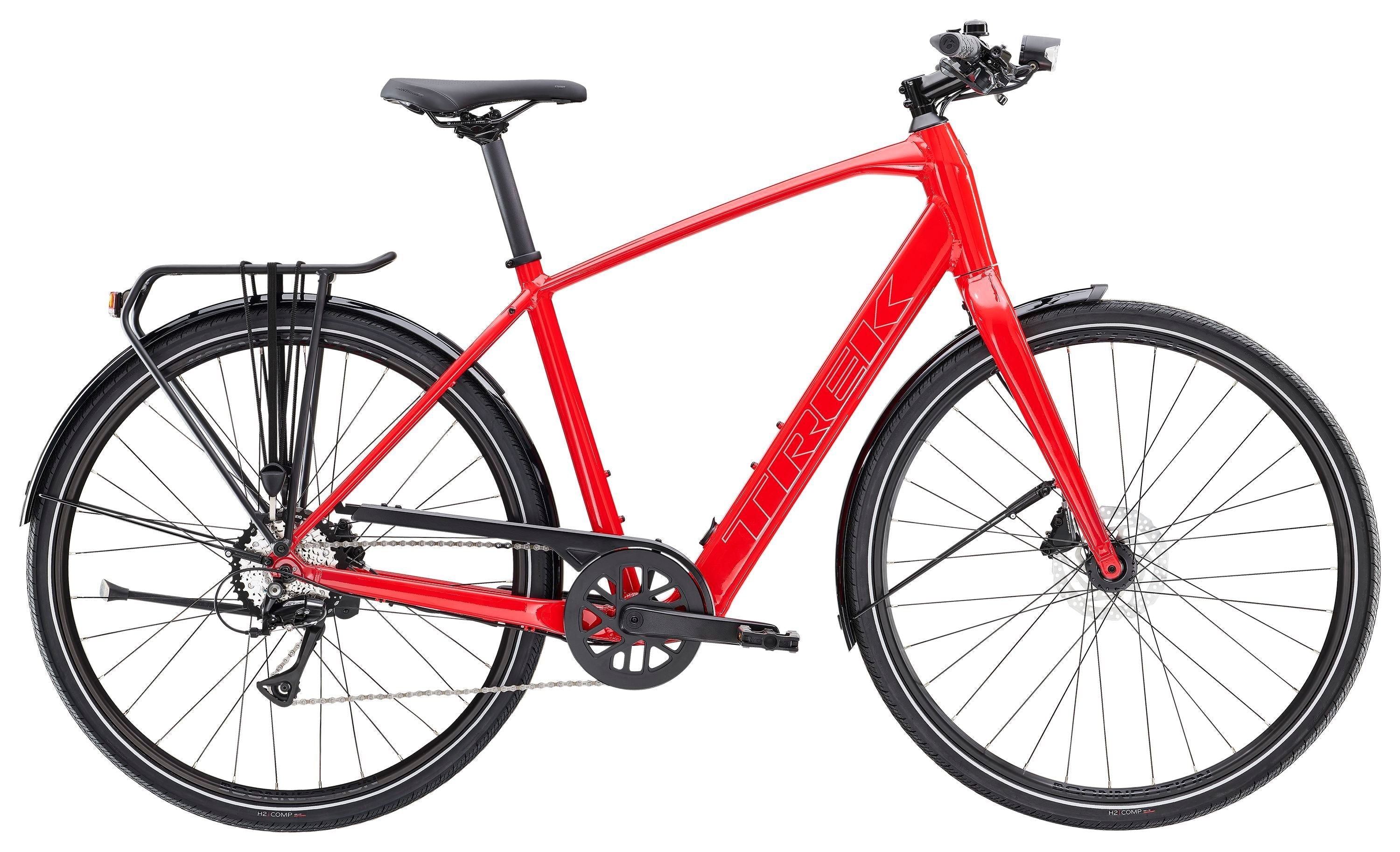 Trek FX+ 2 LT – Alpha Gold -alumiinirunkoinen kaupunkisähköpyörä, 40 Nm