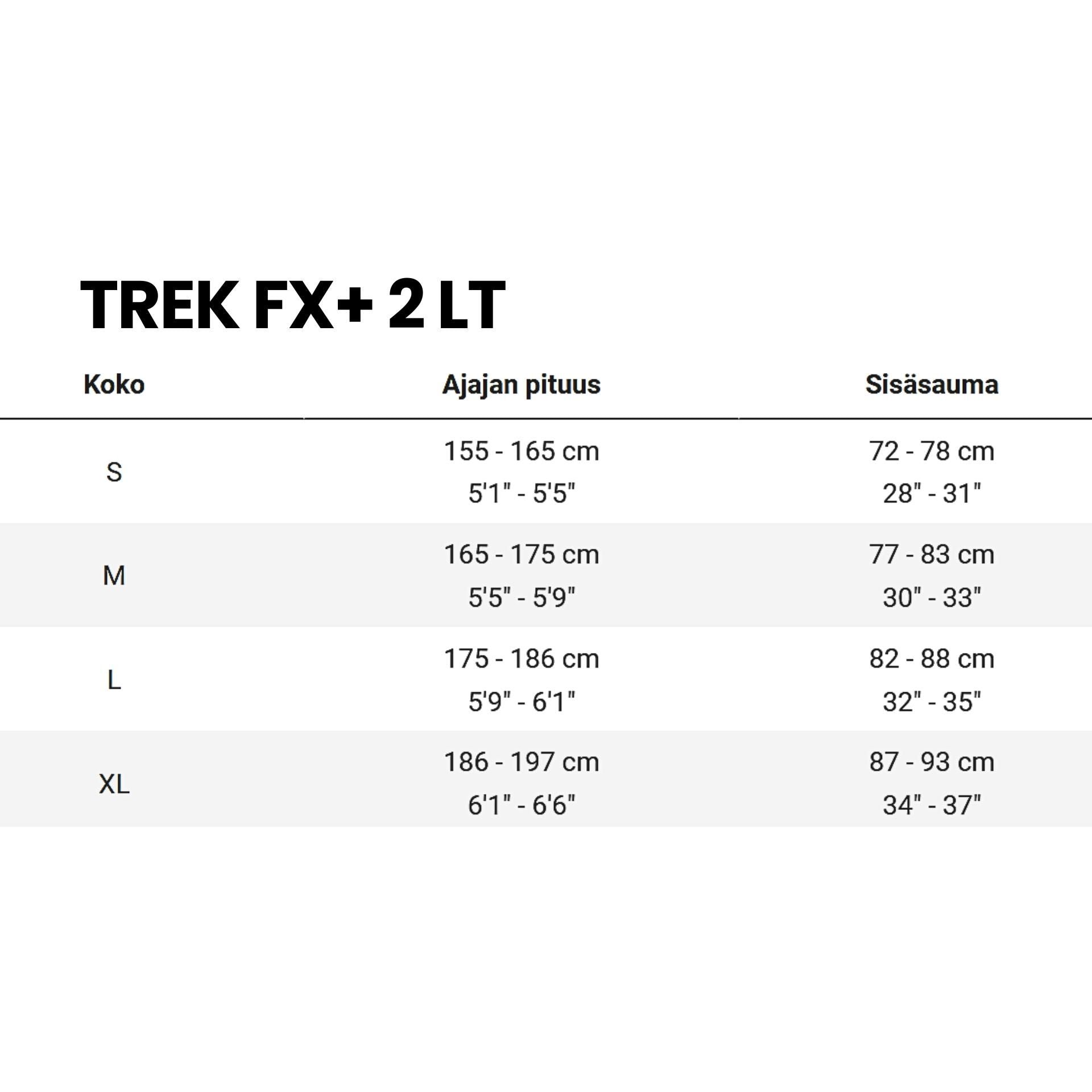 Trek FX+ 2 LT – Alpha Gold -alumiinirunkoinen kaupunkisähköpyörä, 40 Nm