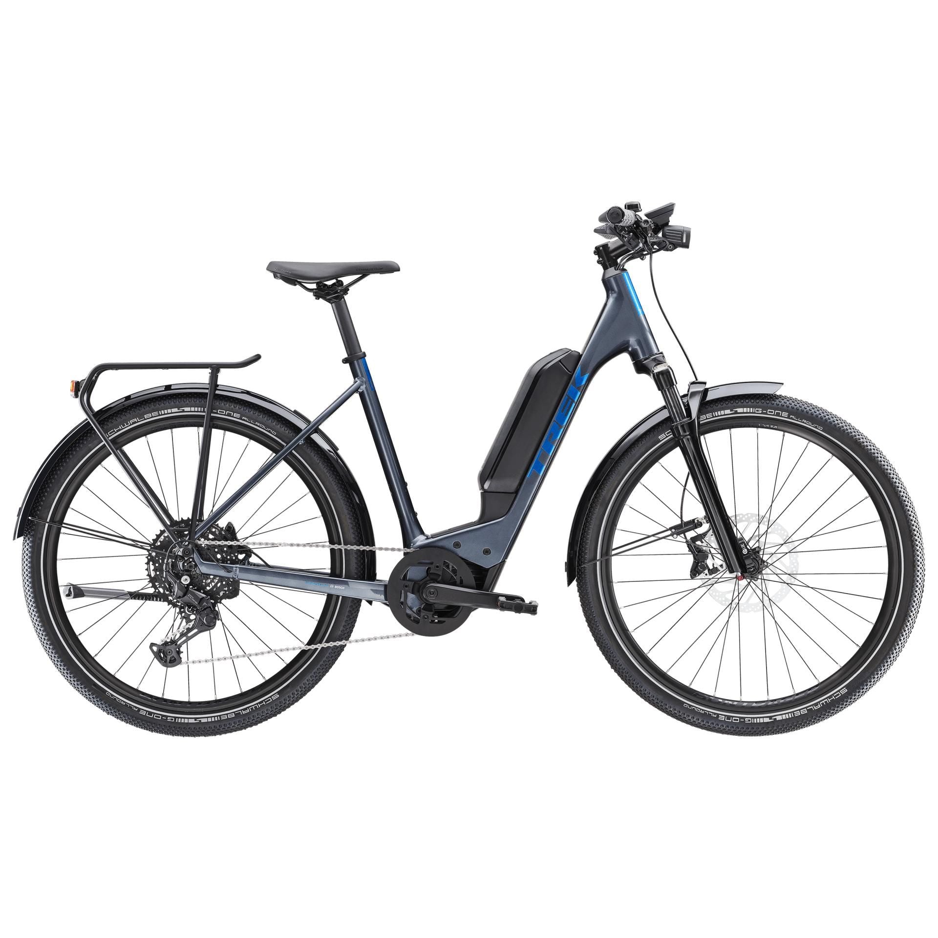 Trek Allant+ 6 Lowstep – sähkökaupunkipyörä, 85 Nm, 545 Wh
