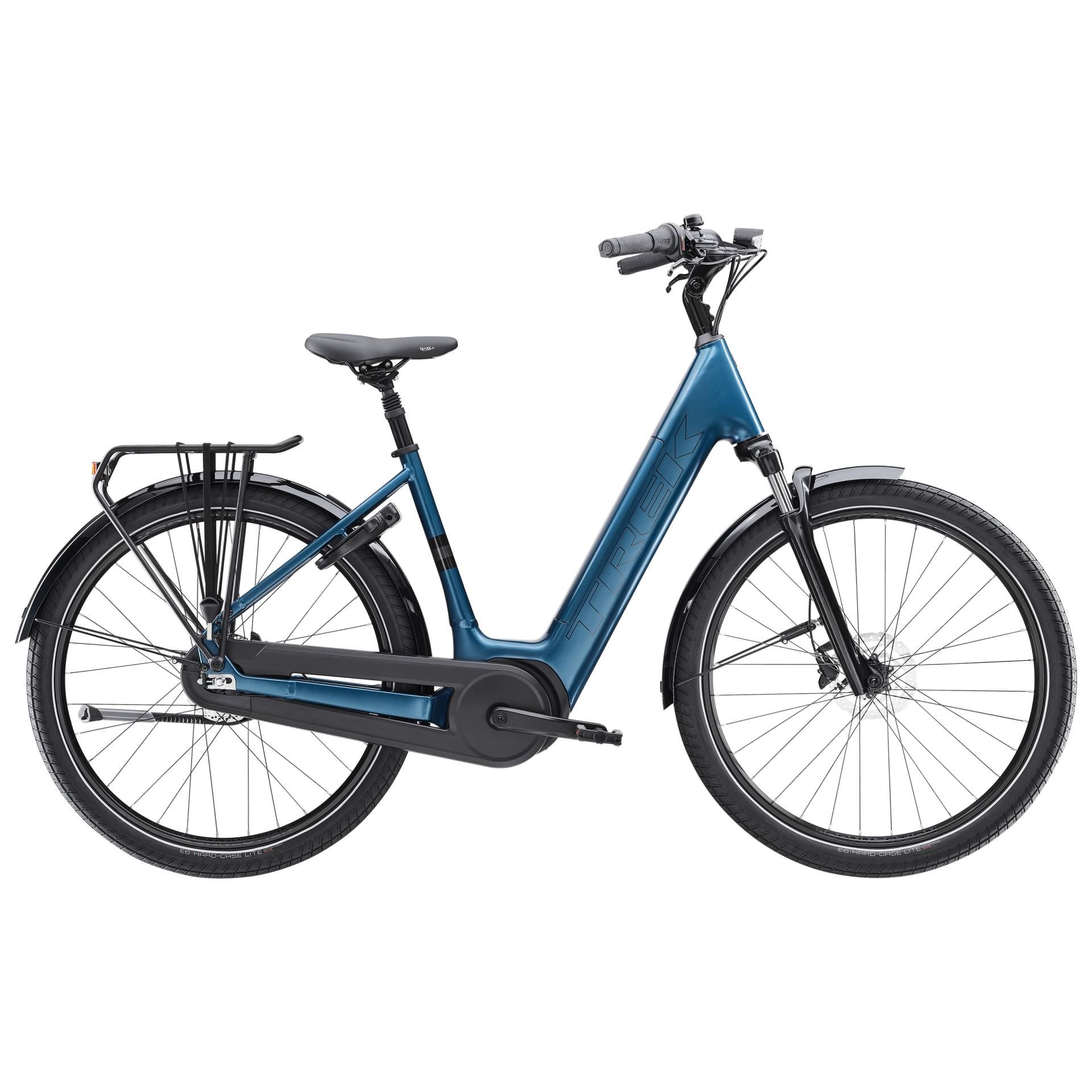 Trek District+ 3 Lowstep – sähkökaupunkipyörä, 50 Nm, 800 Wh