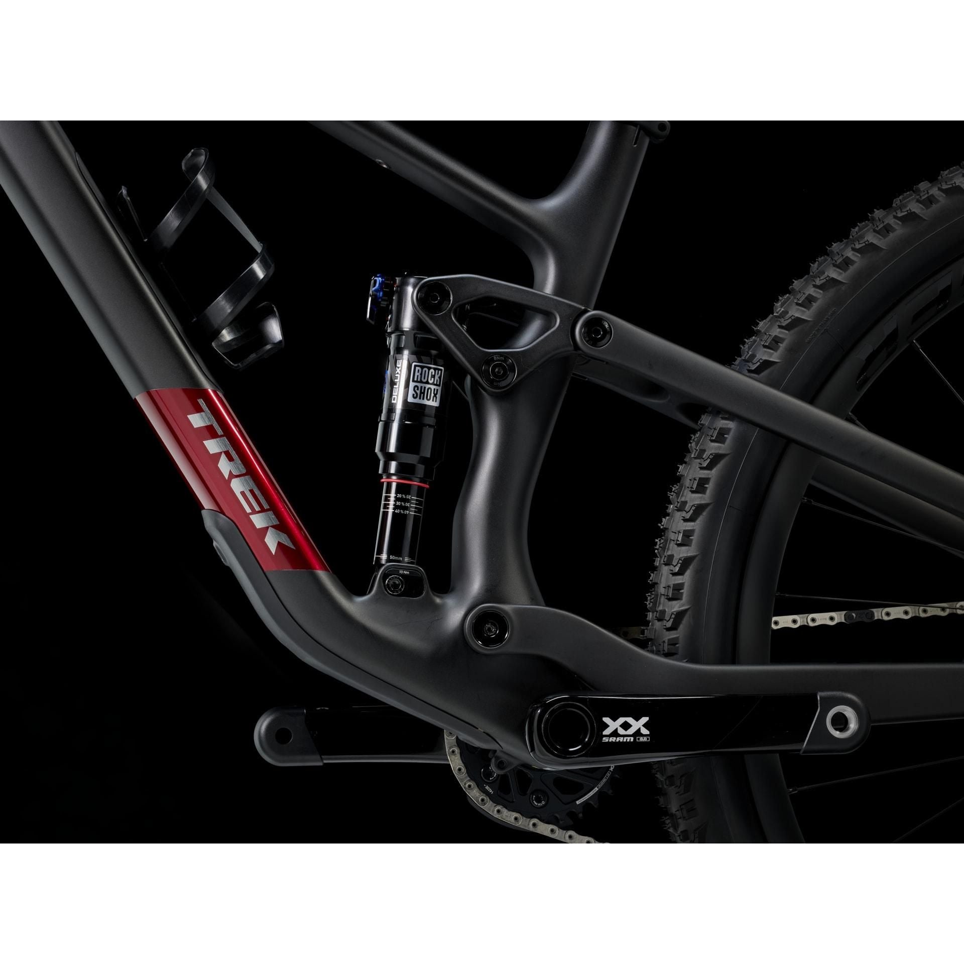Trek Top Fuel 9.9 XX AXS Gen 4 – trail-pyörä, OCLV-hiilikuiturunko