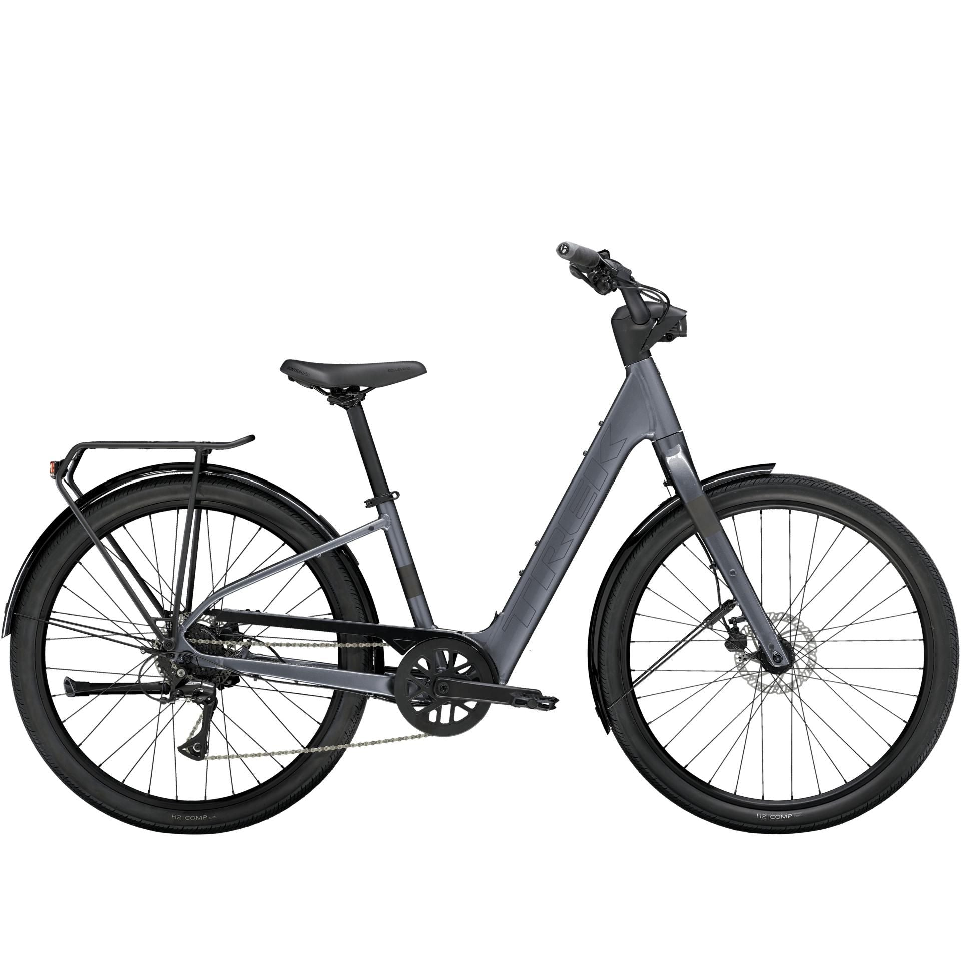 Trek Verve+ 1 Lowstep LT – sähkökaupunkipyörä, 40 Nm, 250 Wh