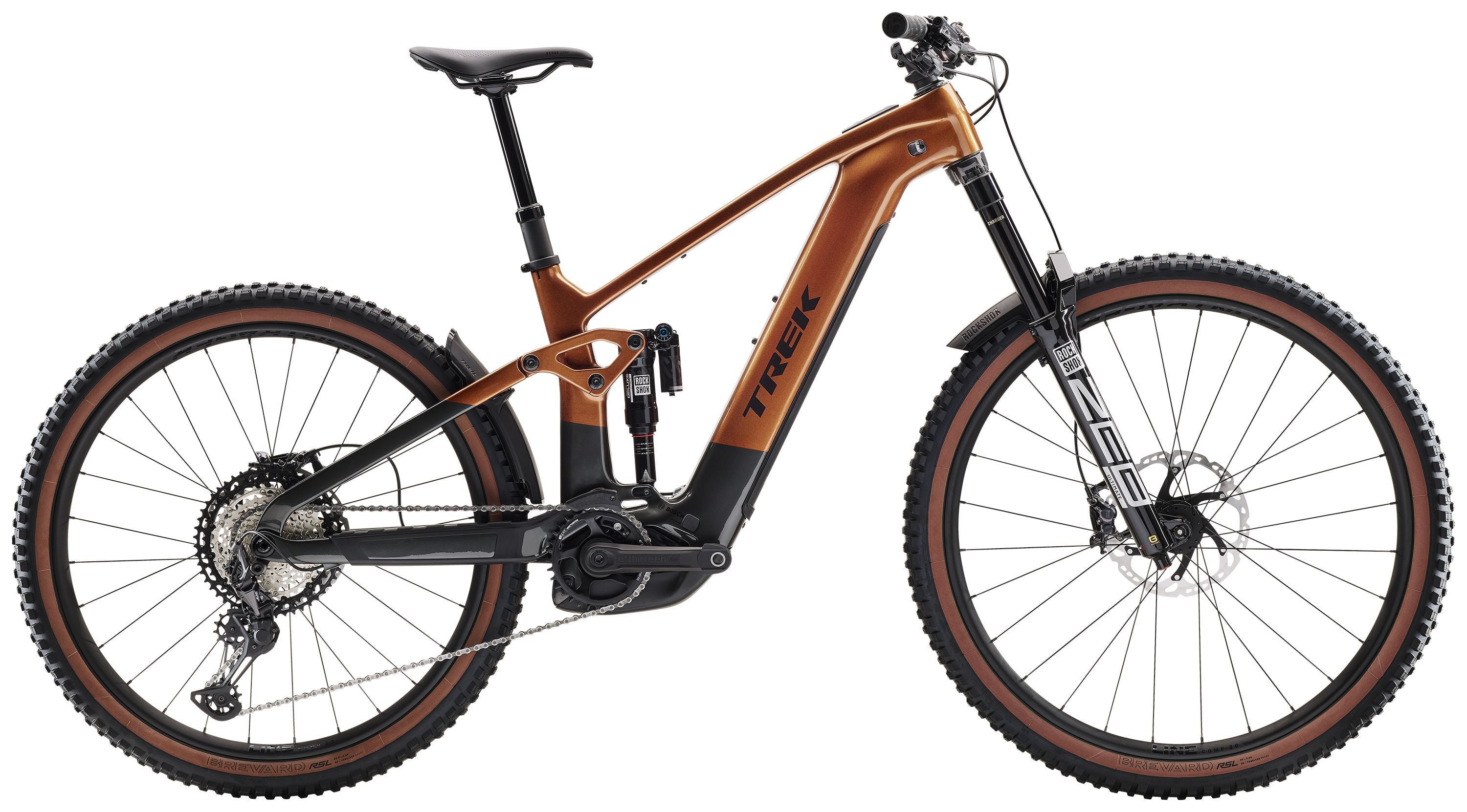 Trek Rail+ 9.8 XT Gen 5 – OCLV Mountain -hiilikuiturunkoinen enduro-eMTB, 85 Nm, 800 Wh
