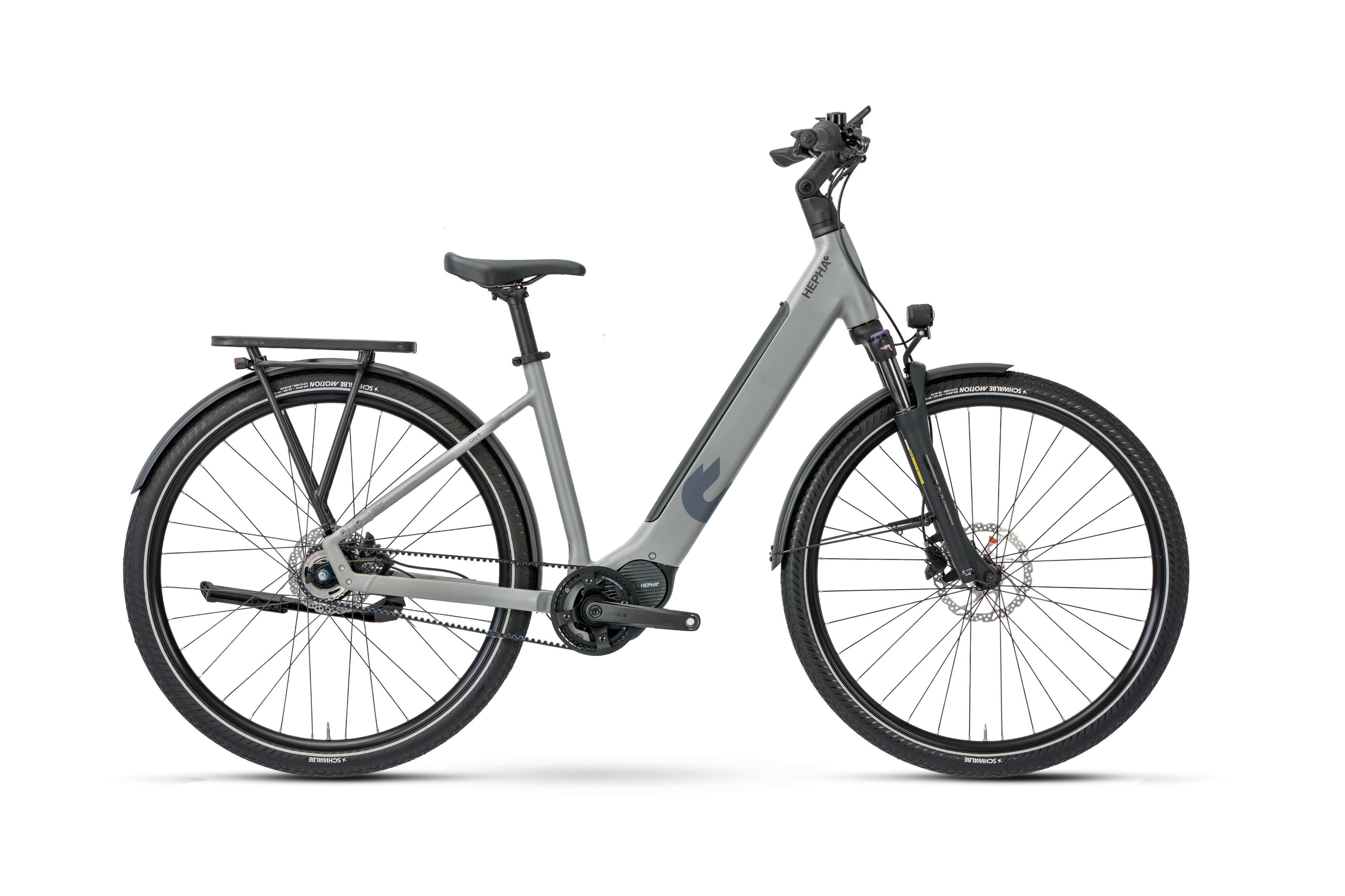 Hepha City 8 Performance – Kaupunkipyörä, 100 Nm, 600 Wh