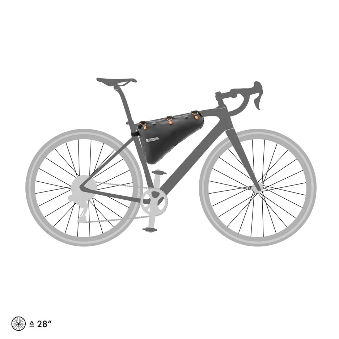 ORTLIEB Frame-Pack RC 4 L – Vedenpitävä runkolaukku, 30–70 mm tarranauhat