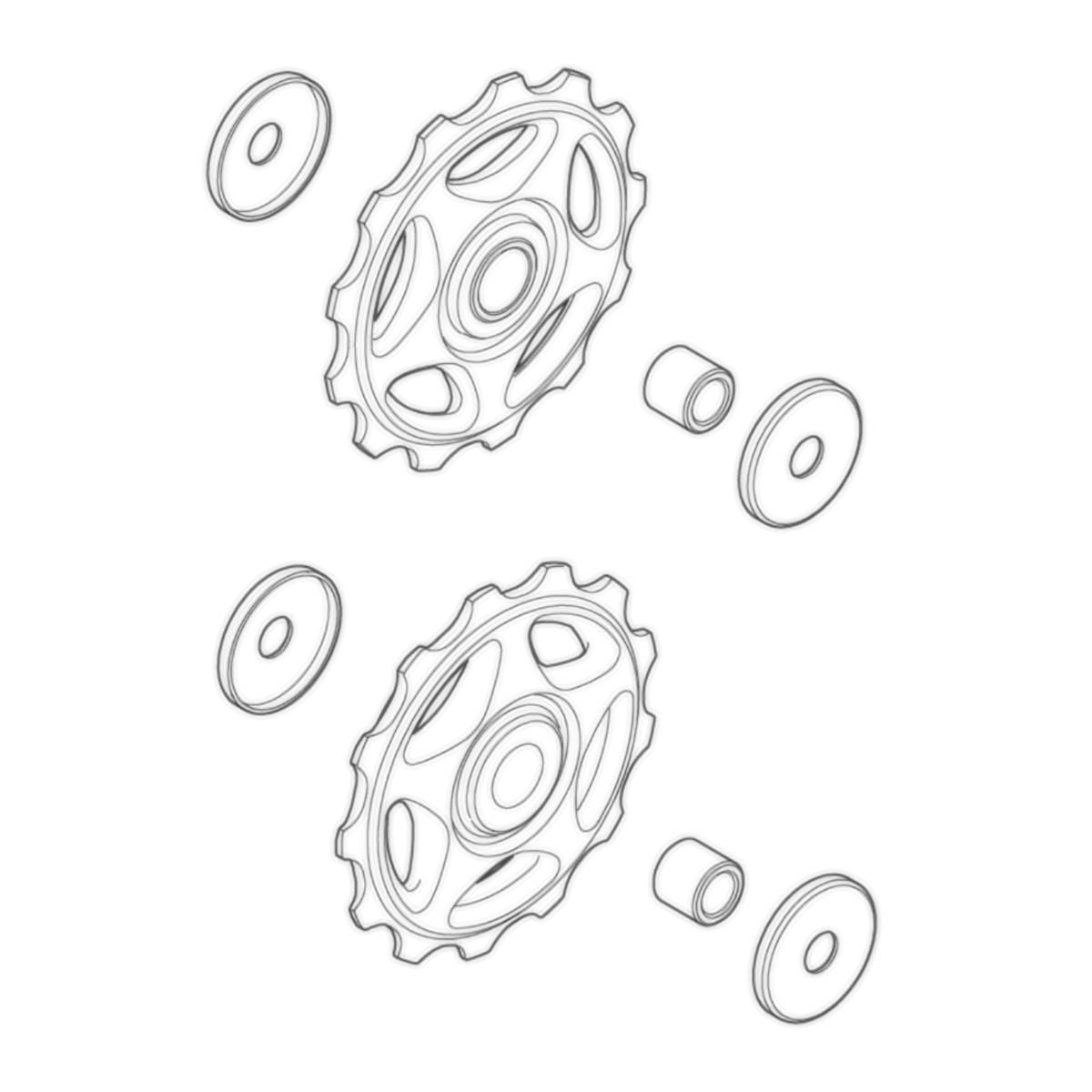 Shimano Rissat pari 13T 7/8v Alivio/Acera/Altus