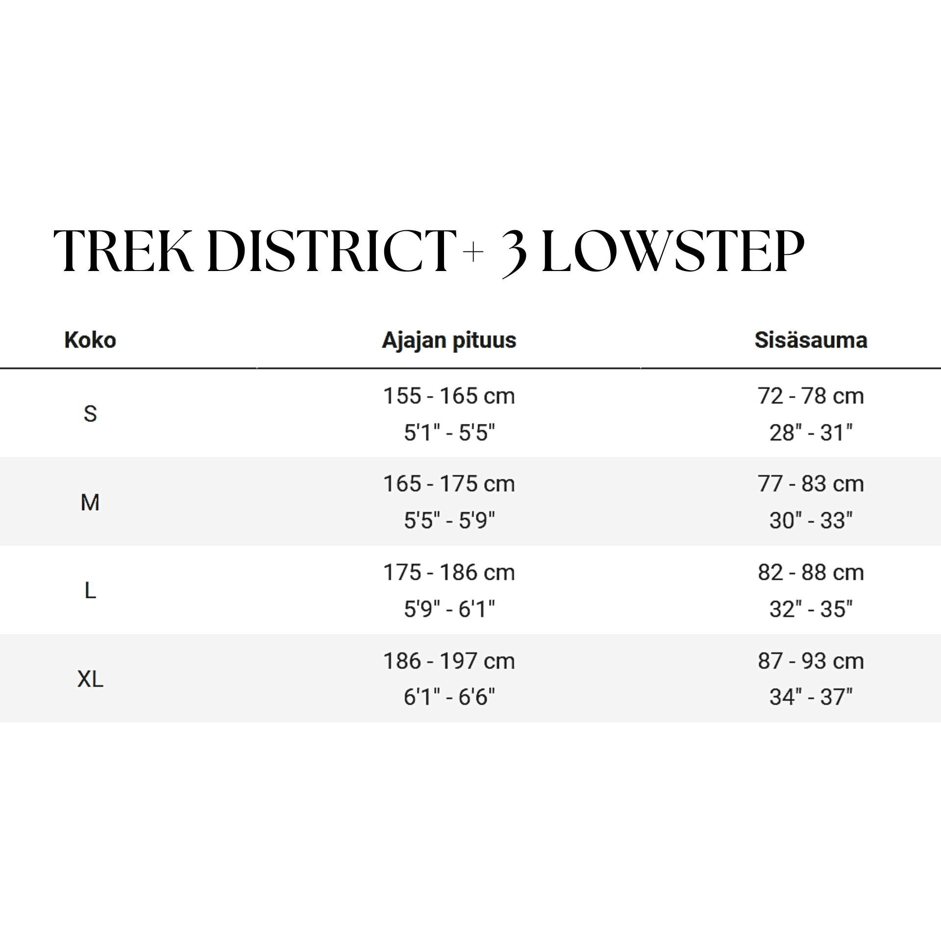 Trek District+ 3 Lowstep – Kaupunkipyörä, 50 Nm, 545Wh