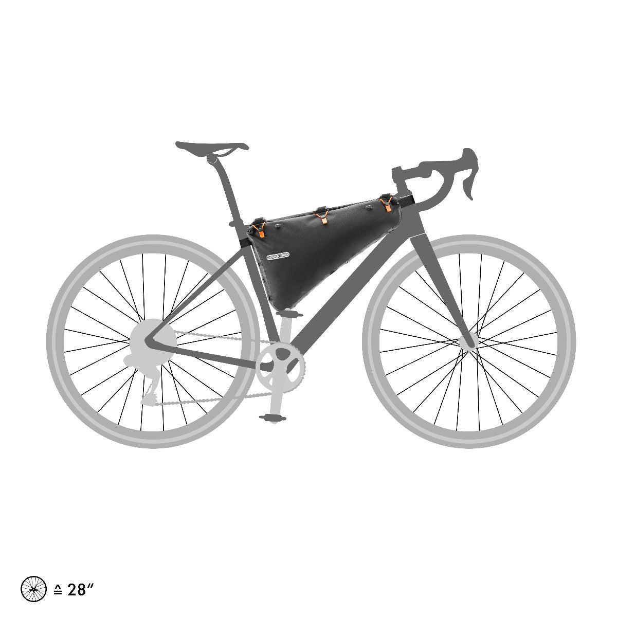 ORTLIEB Frame-Pack RC 6L – Vedenpitävä runkolaukku bikepackingiin