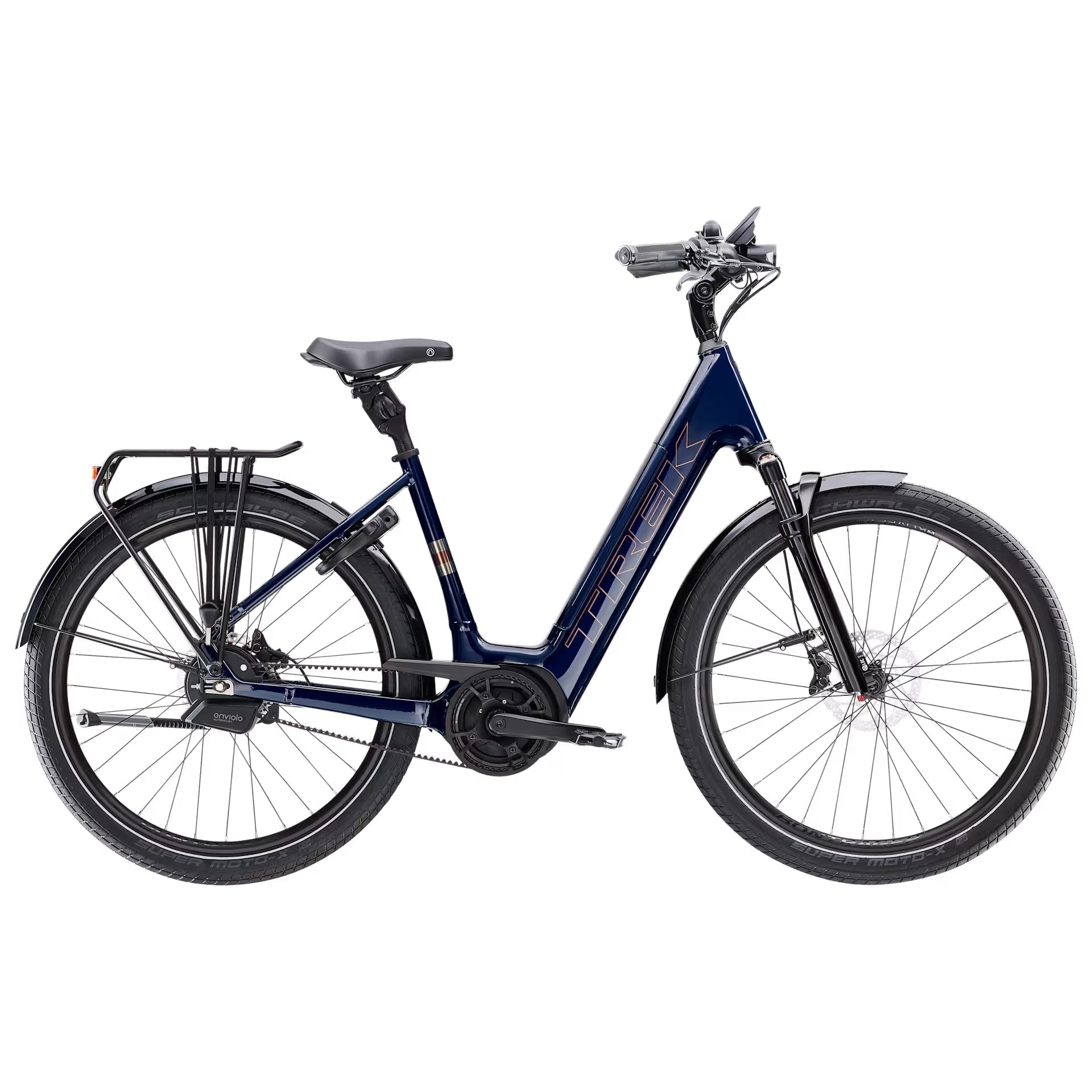 Trek District+ 5 Lowstep – sähkökaupunkipyörä, 75 Nm, 800 Wh
