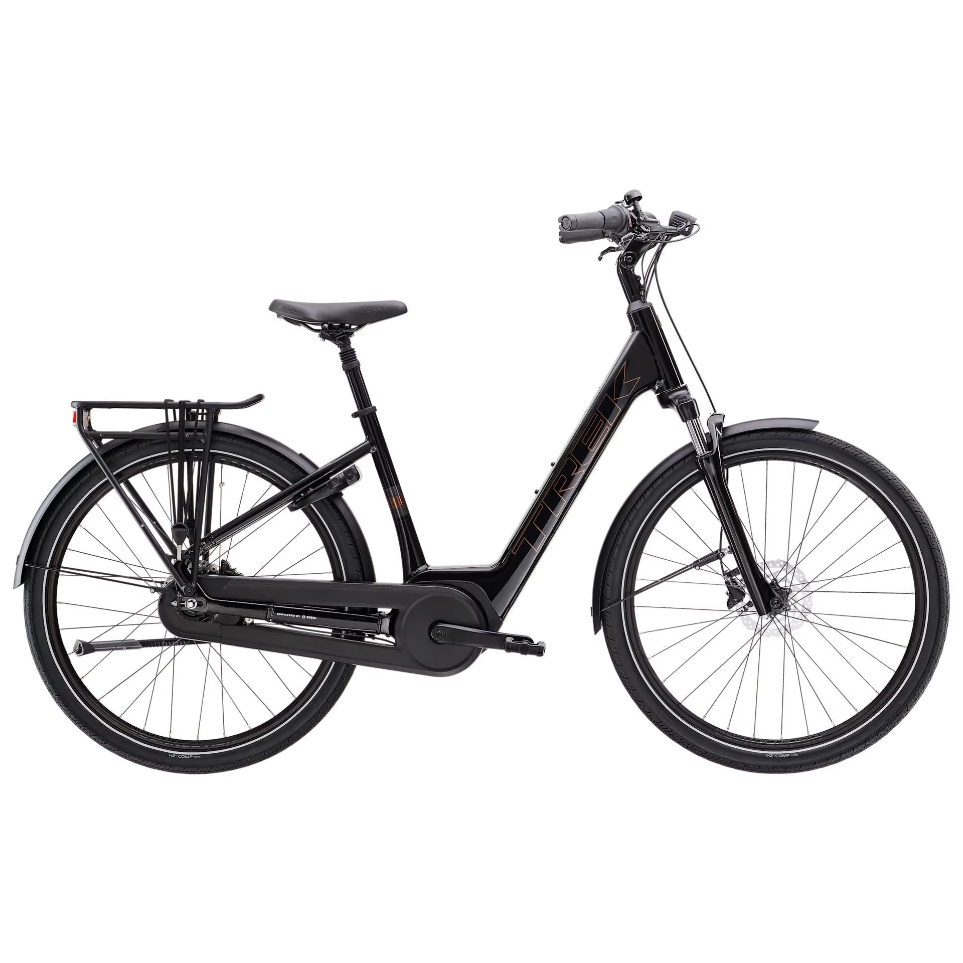 Trek District+ 2 Lowstep – sähköpyörä, 50 Nm, 400 Wh