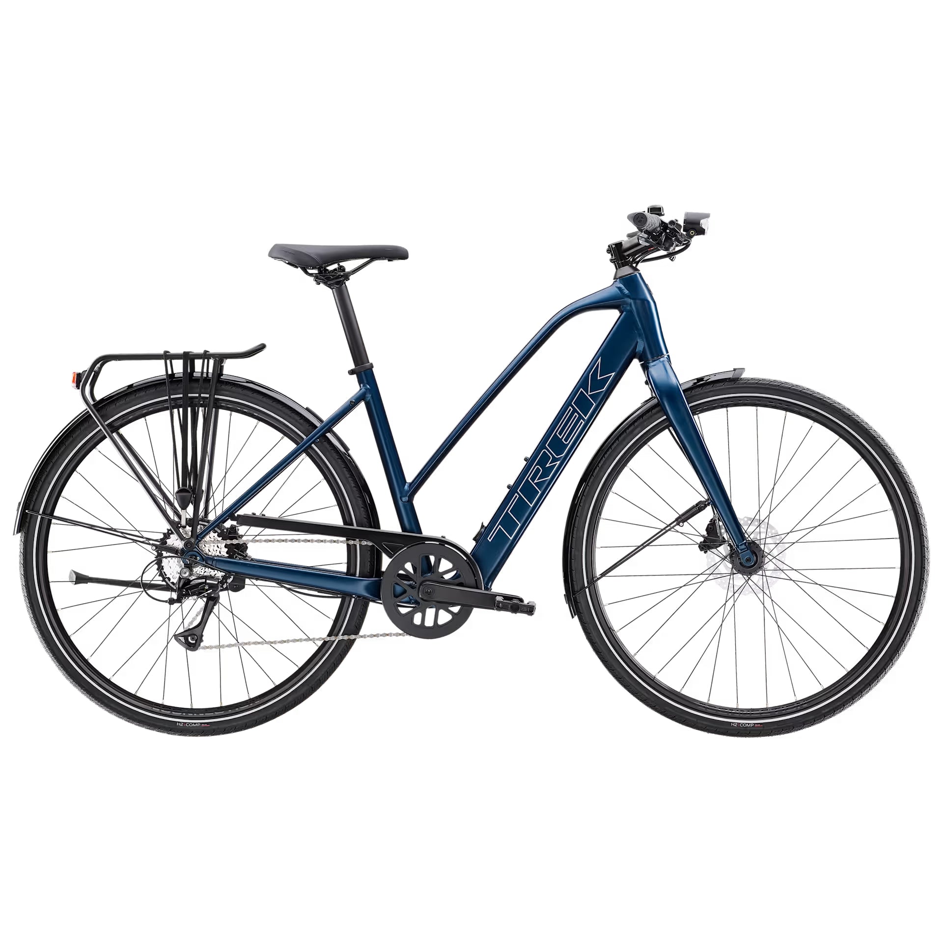 Trek FX+ 2 Stagger LT – Alpha Gold -alumiinirunkoinen kaupunkisähköpyörä, 40 Nm