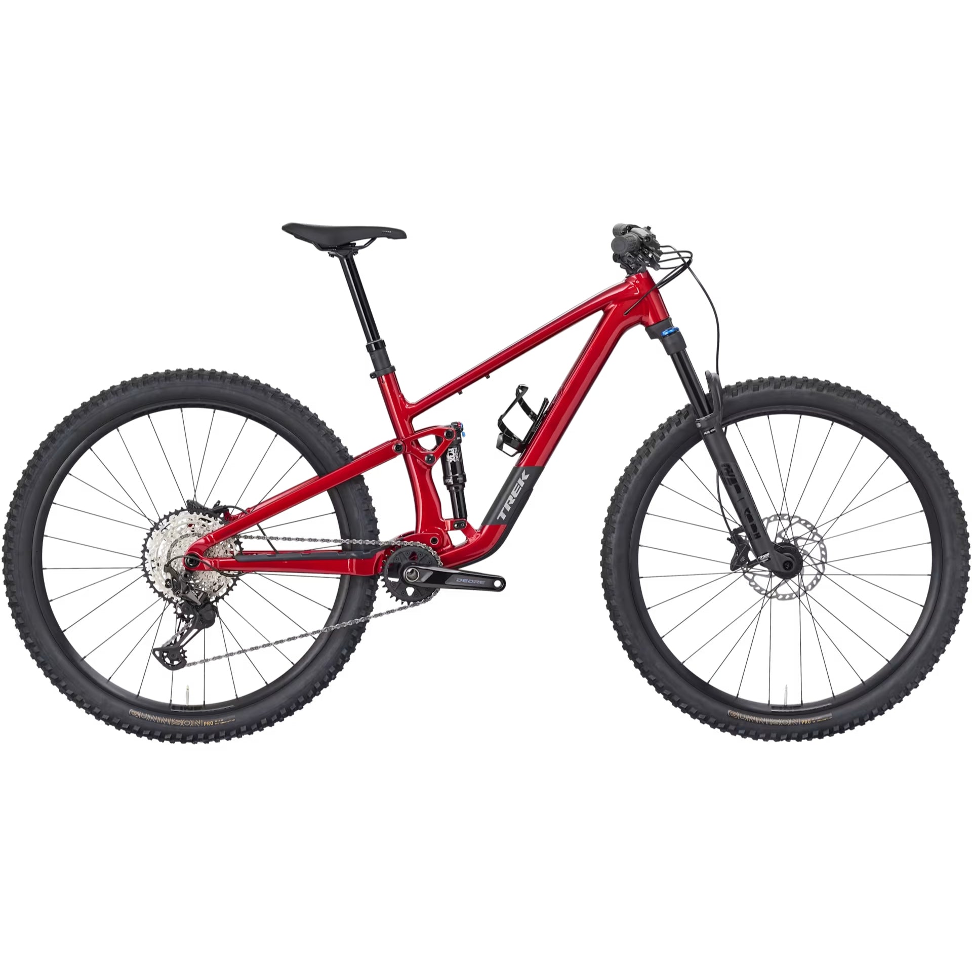 Trek Top Fuel 8 Gen 4 – Alpha Platinum -alumiinirunkoinen trail-pyörä, 120 mm jousto