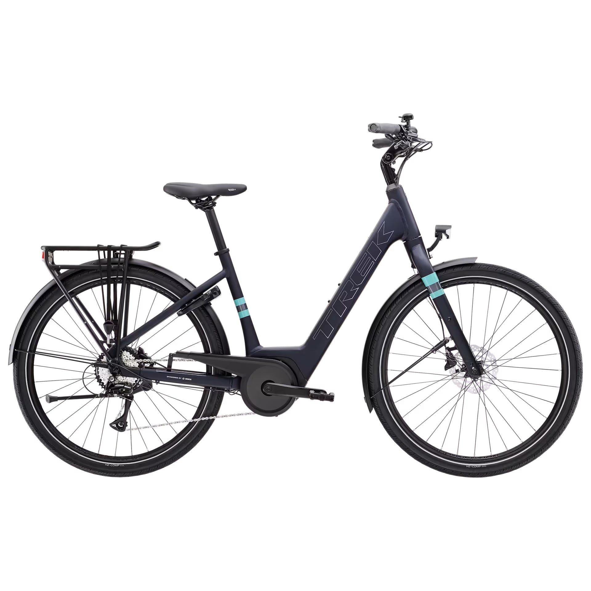 Trek Verve+ 1 Lowstep – sähköhybridipyörä, 40 Nm, 400 Wh