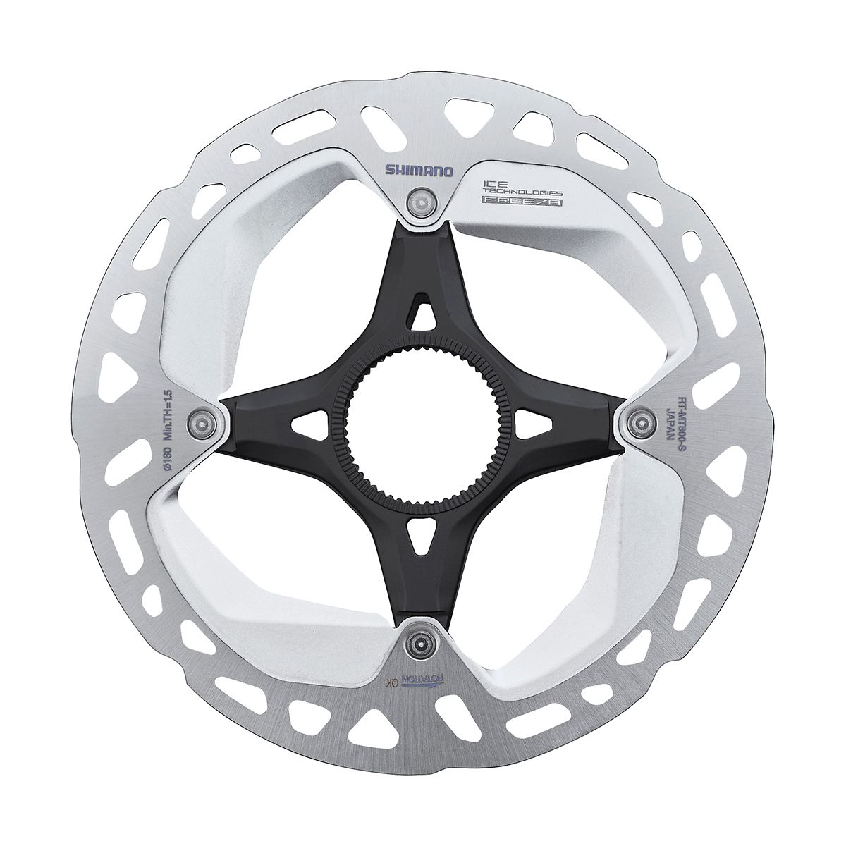 Shimano Deore XT RT-MT800 Ice-Tech Freeza – 160 mm Center Lock -jarrulevy