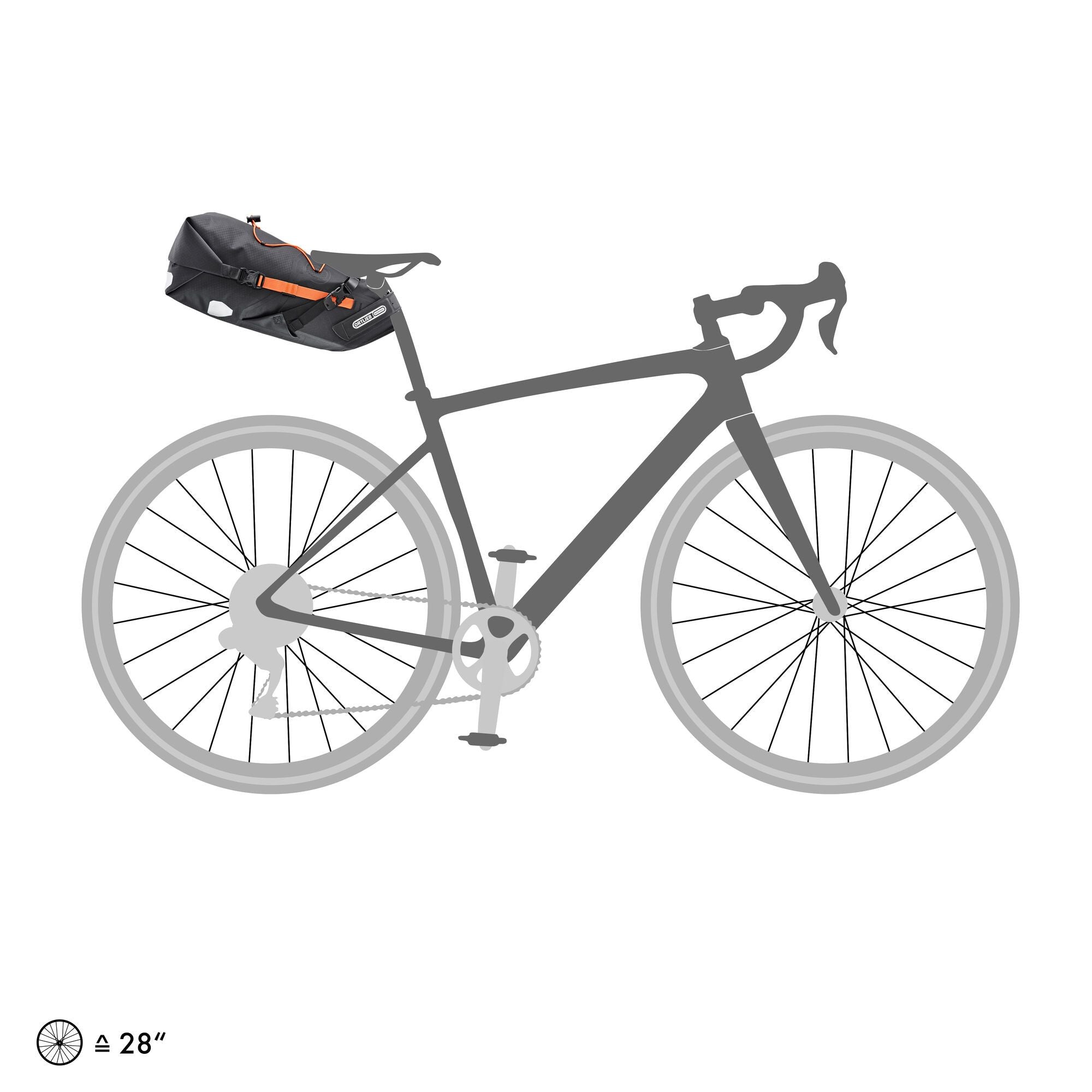 Ortlieb Satulalaukku Seat-Pack 16,5L Musta