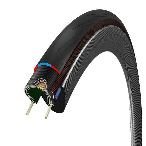 Vittoria Rengas Road RideArmor TLR musta 30-622 – 100TPI, TLR, Kevlar-pistosuoja