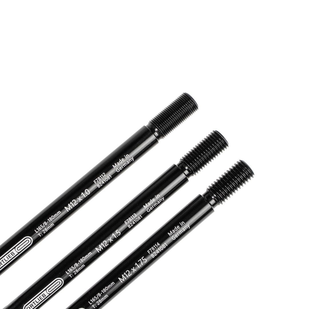 ORTLIEB Läpiakseli M6 Connector – säädettävä 12x135-198mm alumiiniaksele