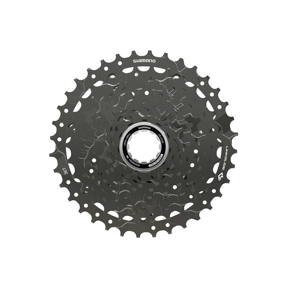 Shimano CS-LG400-9 11-36T – 9-vaihteinen LinkGlide-kasetti maastoajoon
