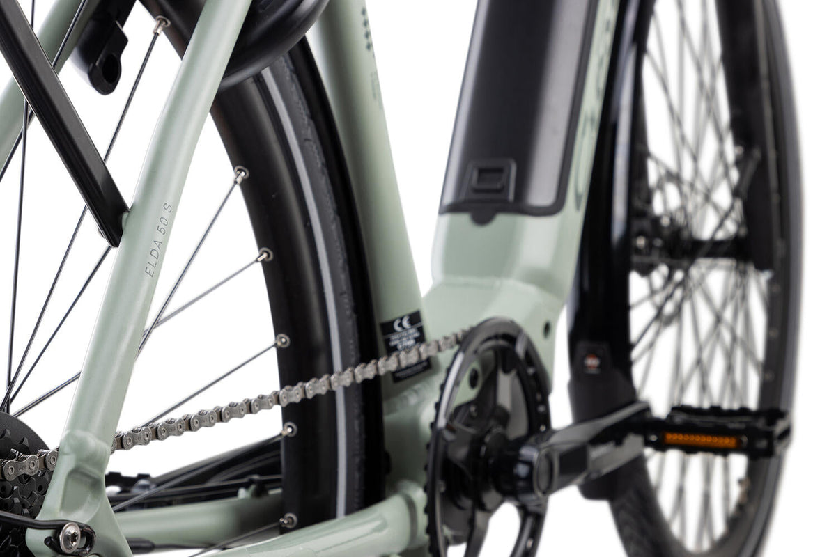 Crescent Elda 50S – naisten hybridi-sähköpyörä, 417 Wh