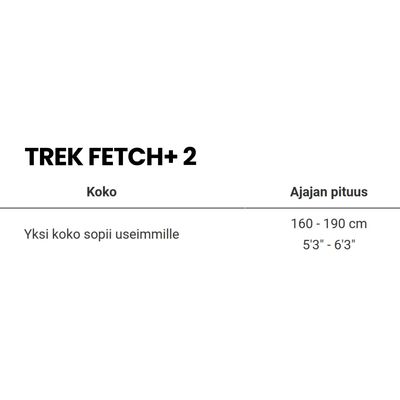 Trek sähköpyörä Fetch+ 2 sähköpyörä