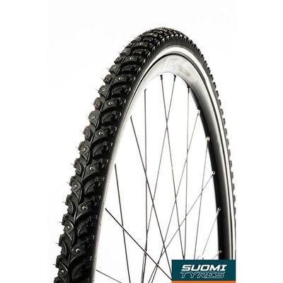 Suomi Tyres Nastarengas W106 Nordic Heijastinkyljellä 28" x 1.50