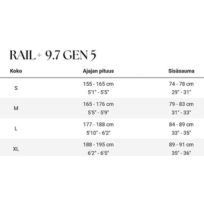 Trek Rail+ 9.7 Gen 5 täysjousto sähköpyörä Trek Rail+ 9.7 Gen 5 täysjousto sähköpyörä