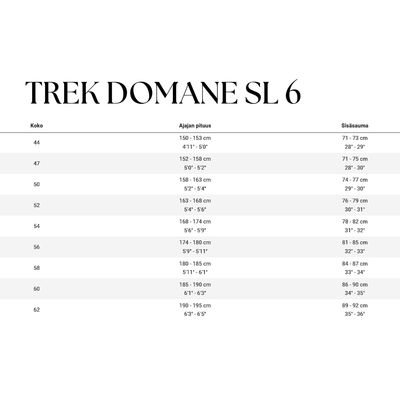 Trek Domane SL 6 Gen 4 maantiepyörä tummansinisenä