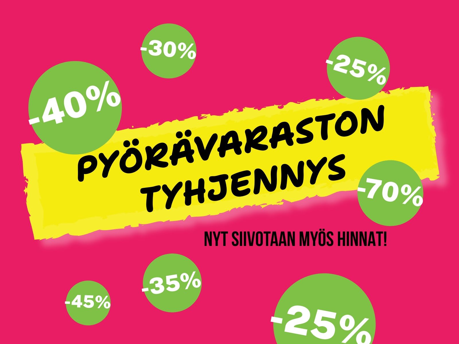 Varaston tyhjennys